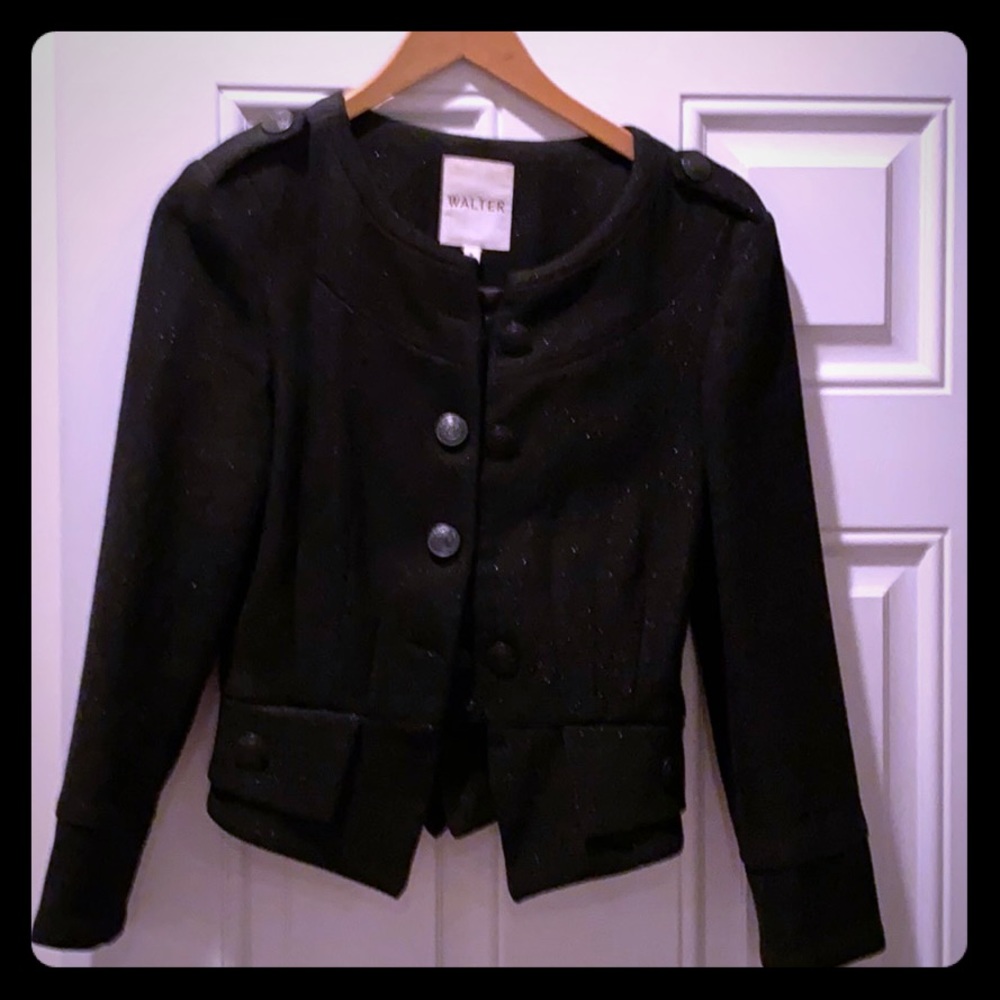 Walter cropped military style jacket